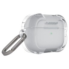 PURe.geaR 普格爾 AirPods4 坦克軍規耳機套, 66585PG, 透明色, 1個