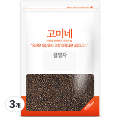 고미네 결명자, 3개, 600g, 1개입