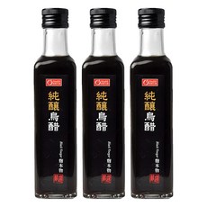康健生機 純釀烏醋 天然蔬果釀造米醋 台式拌麵羹湯風味, 250ml, 3瓶