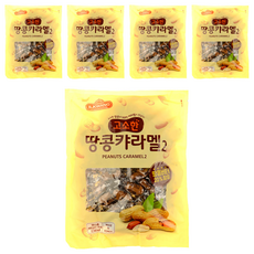 ILKWANG 焦糖花生糖, 600g, 5袋