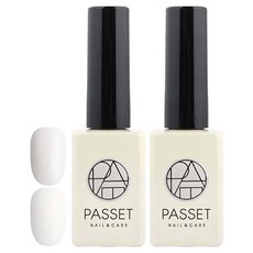 PASSET Tararace凝膠指甲油, TL08 白色, 10ml, 2個