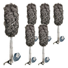 KEYTOSS 詰朵斯 竹炭添加 POPO沐浴刷, RE103-1, 1入, 6支