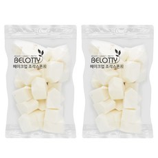 BELOTTY 迷你五角房形粉撲 24入, 單色, 2個