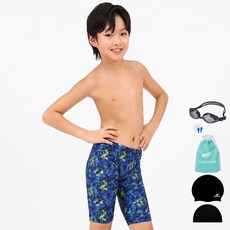 aquatica 男童泳衣 一般泳鏡 6件組 BBK105