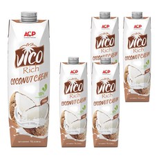 HoneyTree Vico Rich椰漿, 1L, 5瓶