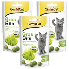 Gim Cat 俊寶俊喵 貓草錠 幫助排出毛球 補充營養 無添加糖 無穀物, 貓草, 50g, 3包