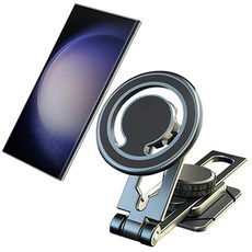 Kdnc MagSafe 長度可調式手機磁吸支架, 黑色, 1個