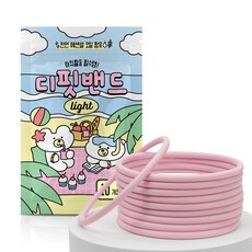 디핏밴드 유아용 라이트 썸머밴드 M, 핑크, 10개