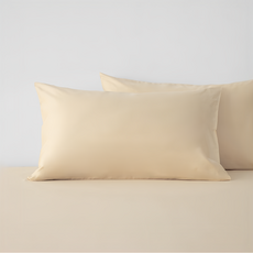 HOLA 和樂家居 PALETTE250織素色純棉美式枕套 2個