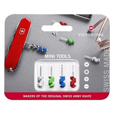VICTORINOX 瑞士維氏 零配件 迷你4起子套組 (迷你一字起子 SIM卡壓出 迷你星型起子 迷你十字起子), 1組
