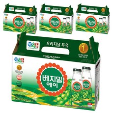 베지밀 담백한 베지밀 에이 두유, 190ml, 40개