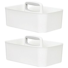 litem. 里特 Porta Grande收納整理容器, 象牙色+冷灰色, 2個