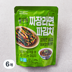 풀무원 짜장라면 파김치, 270g, 6개