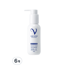 유한양행 브이헤어엑스퍼트 더마 헤어앰플, 6개, 100ml