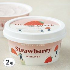 어니스트그릭 딸기, 100g, 2개
