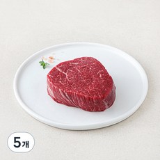 우미학 한우 1등급 안심 구이용 (냉장), 150g, 5개
