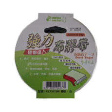 polar bear 北極熊 強力布膠帶 CLT3615W 36mm x 15y 白色 8個, 1盒