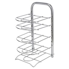 Poeta 5層組裝式平底鍋架, 1個, 5層, 銀
