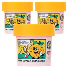 어글리러블리 유자 마스크 100ml, 3개, 1개입