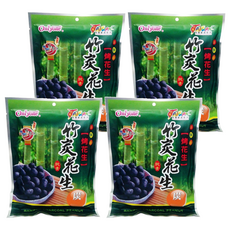 Onlyone 海龍王 竹炭花生, 台灣製造, 烘烤花生, 150g, 4包