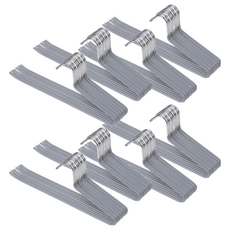 볼매다움 논슬립 코팅 바지걸이, 80개, 그레이