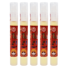 金牌 金門一條根 葡萄糖胺薑黃精油滾珠瓶, 5支, 1組