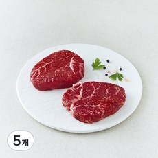 수원축산농협 한우 안심 1등급 스테이크용 (냉장), 200g, 5개