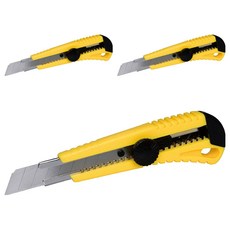 케이디와이 일반타입 고정형 커터칼 KC-70B, 3개