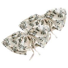 純棉紗布口水巾, 米白色, 2條