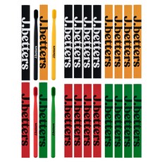 J-Beralds 微毛牙刷套組 4 x 2p, 8個裝, 5組