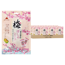 KUN SAKI 崑崎 原味梅片, 55g, 12包