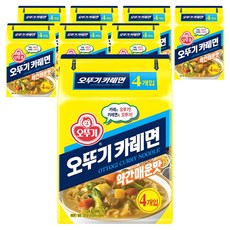 오뚜기 카레면 약간매운맛 130g, 32개
