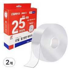 Sinil Tape 矽膠奈米黏著凝膠超強力雙面膠帶 30mm x 5m, 2個, 透明