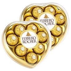 FERRERO ROCHER 金莎 金莎巧克力心型盒 8顆裝, 100g, 2盒