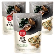 CJ Hetbahn 即食鮑魚紫菜粥, 420g, 3入