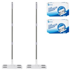 MONACO OLIVE 靜電除塵布拖把 + 鑽石紋清潔布30p組合, 2套