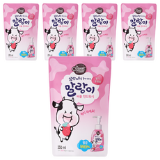 Shower mate 泡泡洗手慕斯補充包 草莓香, 5包, 250ml