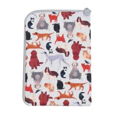 in Blooom 印花樂 Soupy Tang 11吋iPad收納包 寵物派對, 1個