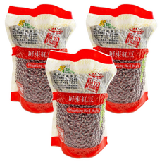 超賀 屏東紅豆 600g, 台灣在地農產新鮮採收, 無添加防腐劑及色素, 工廠通過HACCP及ISO22000認證, 3包