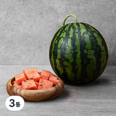 곰곰 당도선별 수박, 4kg이상, 3개