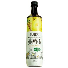 CJ petitzel 美醋飲 鳳梨口味 採用新鮮水果天然發酵 無添加防腐劑、色素, 900ml, 1瓶