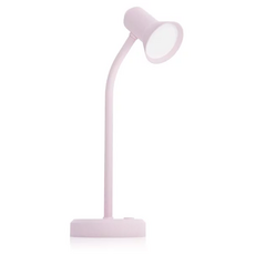 Aiwa 愛華 LED 軟管檯燈 LD-404, 3000K 暖色光 舒適閱讀體驗, USB Type-C 插頭 即插即用, 粉紅色