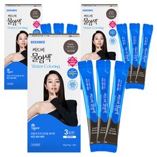 씨드비 프리미엄 물 염색제 3회분, 다크브라운, 3개