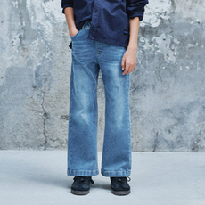 韓國 BLUETAIL 男童半微喇牛仔褲 AYG3PT01SB