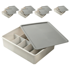 제이밀 속옷 정리함 10칸, Gray, 8개