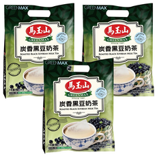 馬玉山 炭香黑豆奶茶, 20g, 16包, 3袋