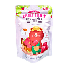 韓爸田園日記 寶寶草莓乾水果片, 12g, 1包