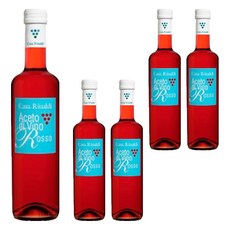 Casa Rinaldi 凱薩 紅酒醋, Aceto di Vino Rosso, 500ml, 義大利產品, 5瓶