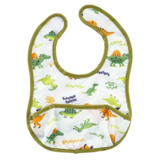 Skater 可重複使用薄型圍兜 S, 恐龍圖鑑 多色, 2件, 1組