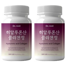 닥터루트 300Da 저분자 피쉬콜라겐 히알루론산 타블렛 500mg, 60정, 2개